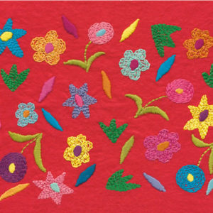 Wild Flower Embroidery on Felt