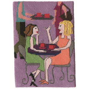 Jennifer Pudney Needlepoint Cafe Girls