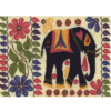 Mary Self Needlepoint Elephant Garden Cushion