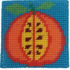 Crafty Dog Fruit Loop Tapestry Persimmon