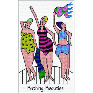 Bathing Beauties Cross Stitch