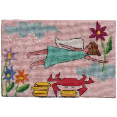 Smell The Needlepoint Postcard