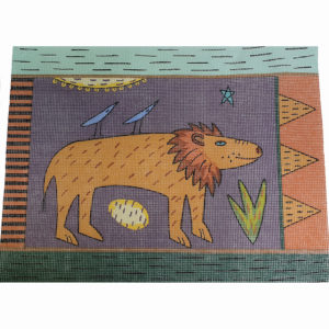 Lion Needlepoint Cushion Kit