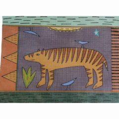 Tiger Needlepoint Cushion Kit