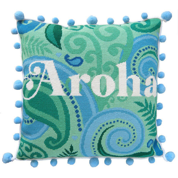 Aroha Neeedlepoint Cushion Kit