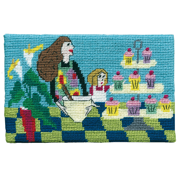 Jennifer Pudney Needlepoint-Domestic Goddess in TrainingJennifer Pudney Needlepoint-Domestic Goddess in Training